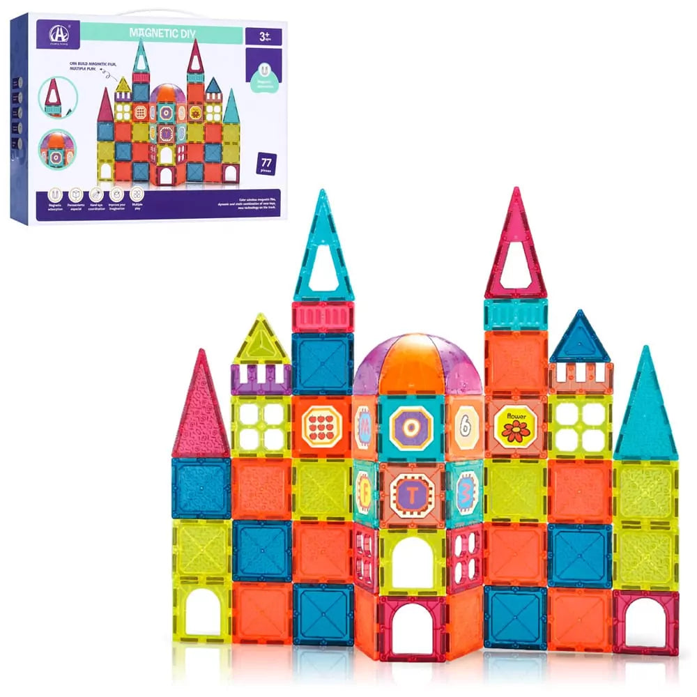 Magnetic Tiles – 77 Pieces