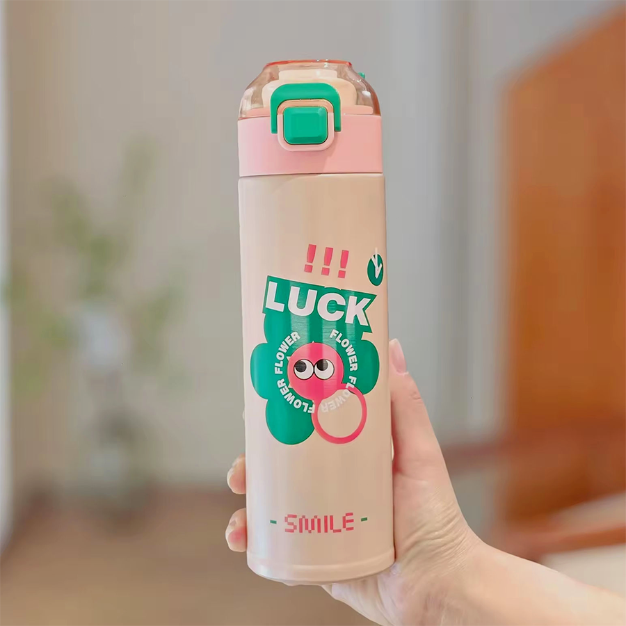 Children's Water 316 Stainless Steel Food Grade Thermo Insulation Student Cute Thermal Thermo Flask - HB002