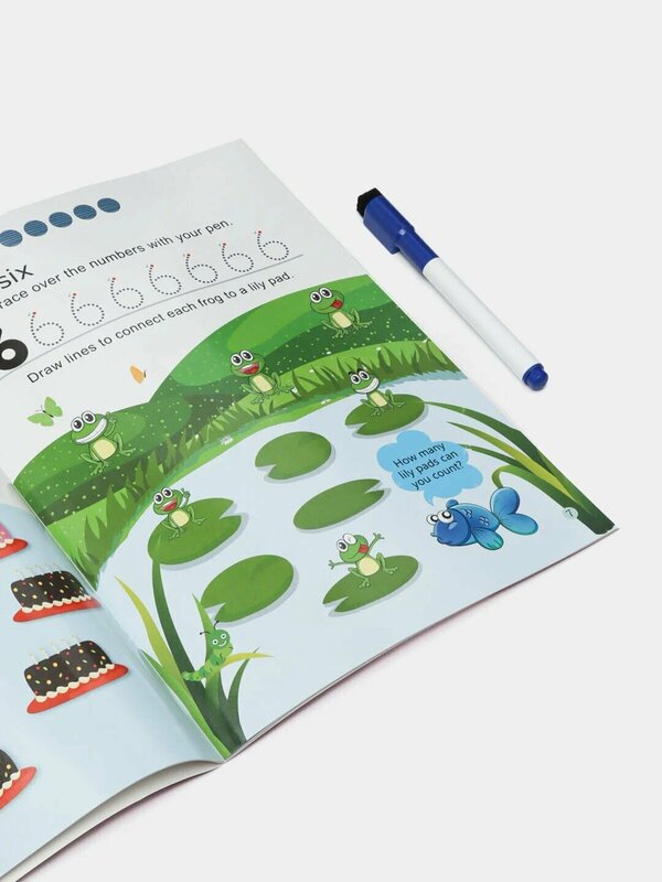 Kids First Numbers Wipe & Clean Book