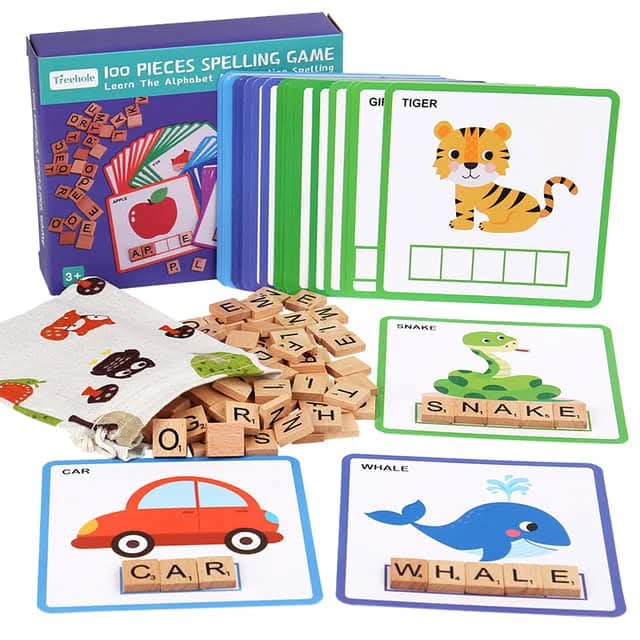 100 Pieces Spelling Game