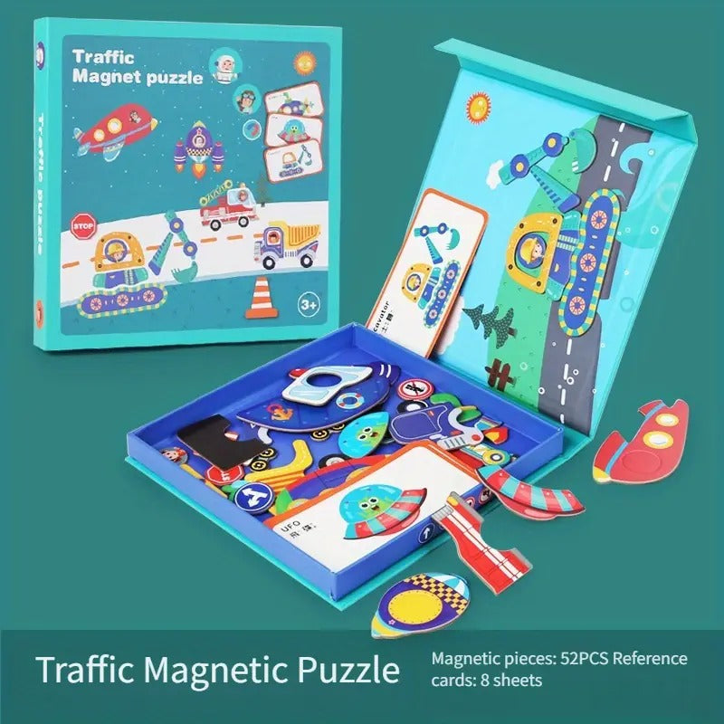 Traffic Magnet Puzzle Book