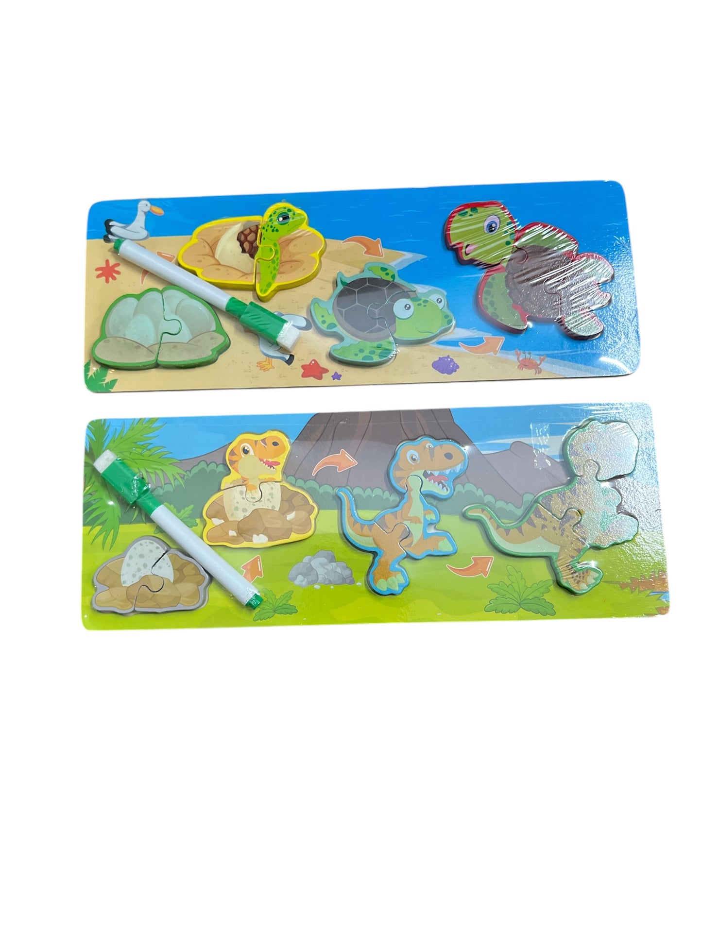 Wooden Life Cycle Board with Whiteboard