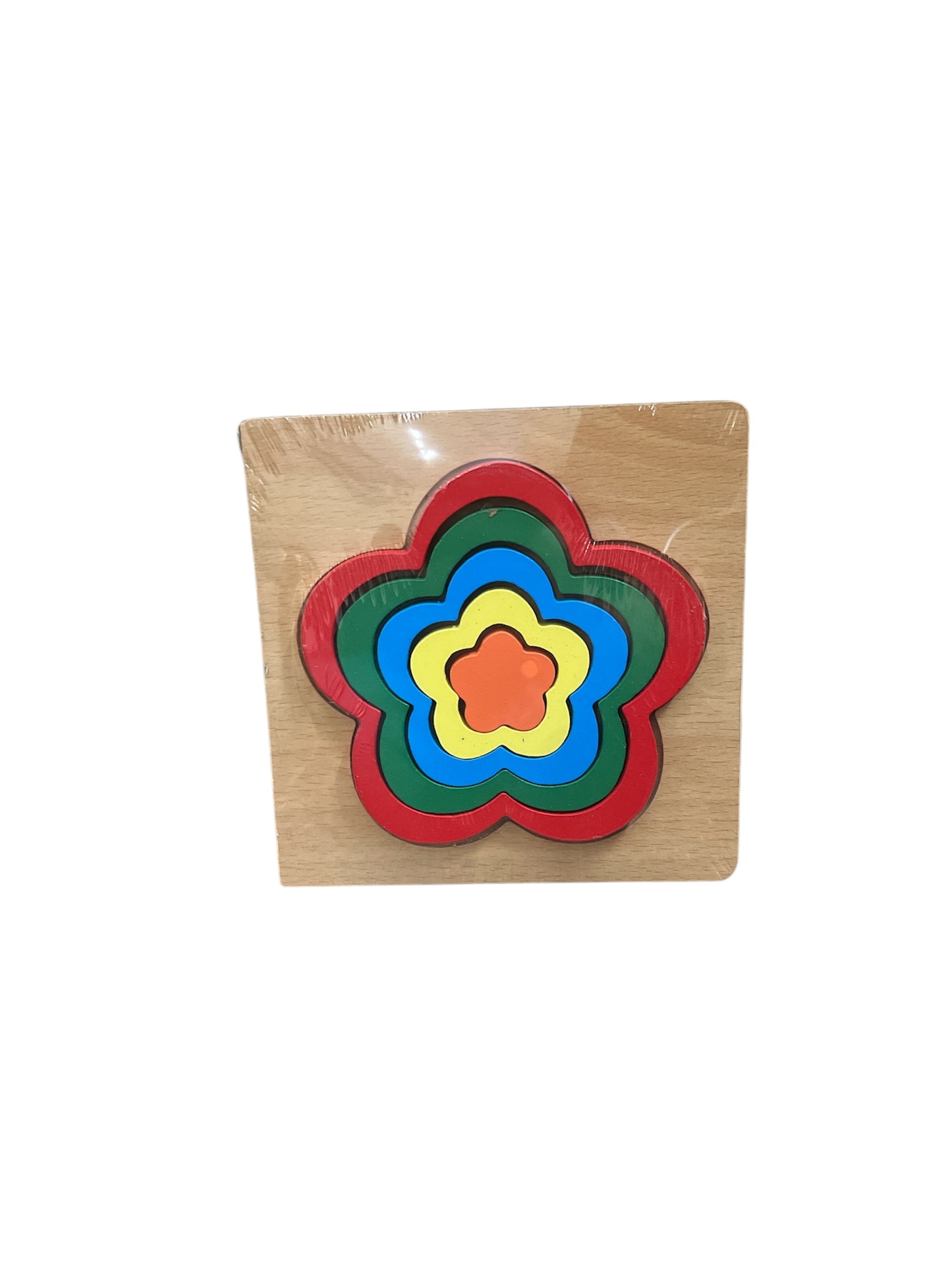 Wooden 3D Geometric Shape Puzzle
