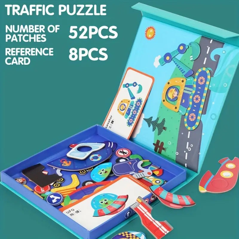 Traffic Magnet Puzzle Book