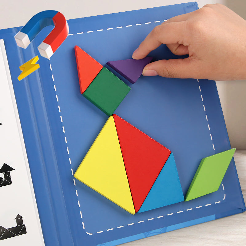 Magnetic Tangram Puzzle Book