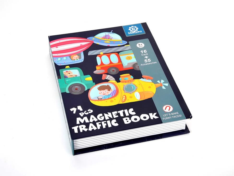 STEAM Magnetic Traffic Puzzle Book