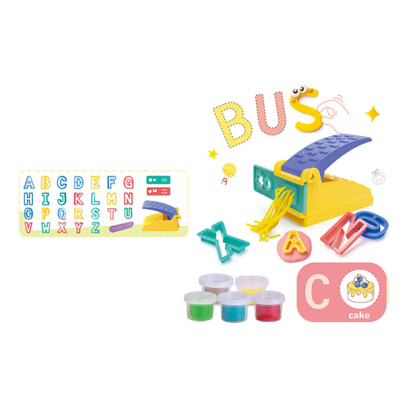 Alphabet Learning Play Dough