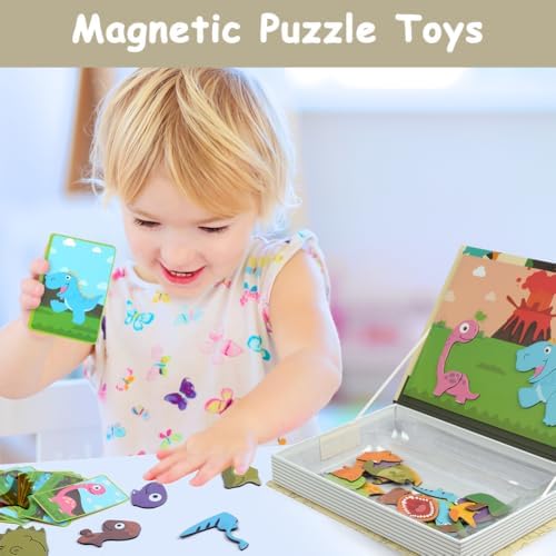 Dinosaur Magnetic Puzzle Book