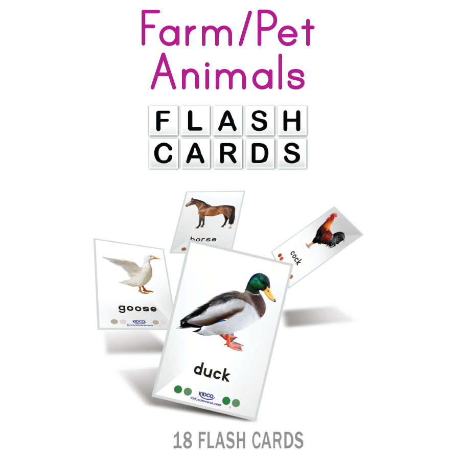 Farm/Pet Animals Flash Cards