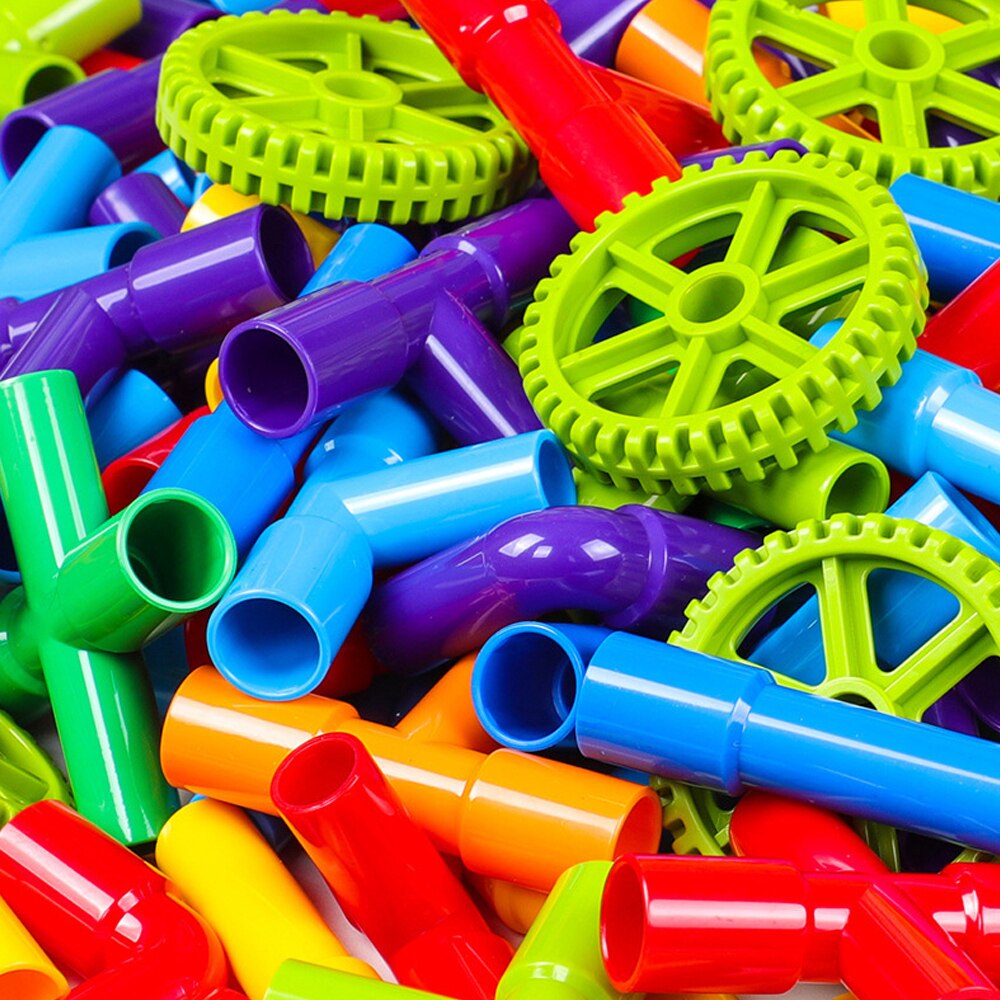 DIY 3D Construction Pipe Blocks