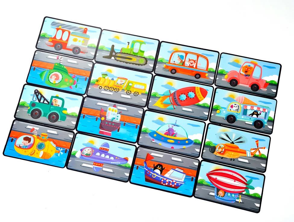 STEAM Magnetic Traffic Puzzle Book
