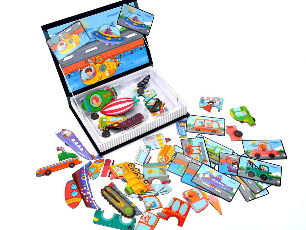 STEAM Magnetic Traffic Puzzle Book