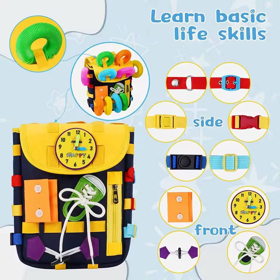 Toddler Busy Learning Backpack