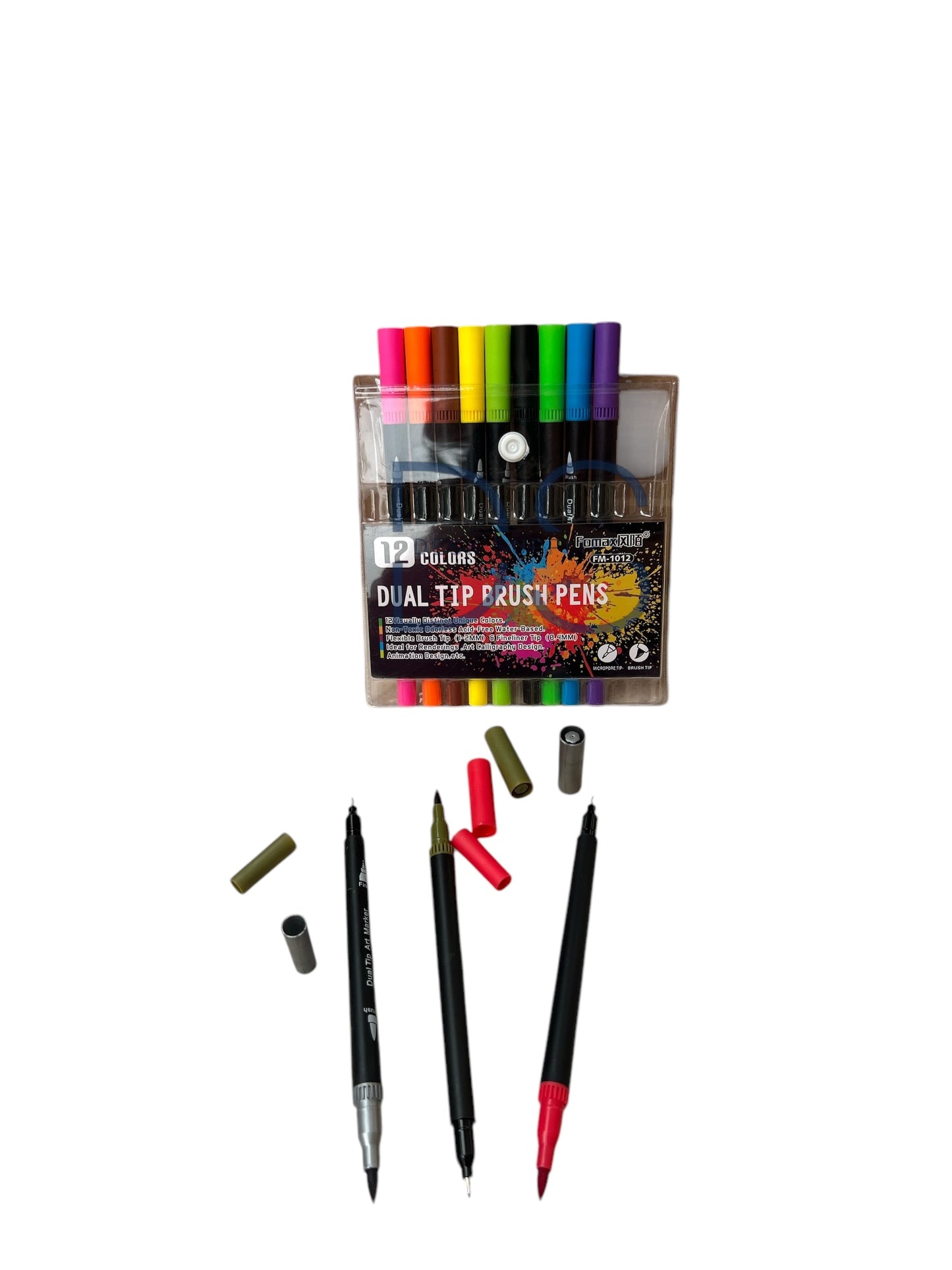 Dual Tip Brush Pens