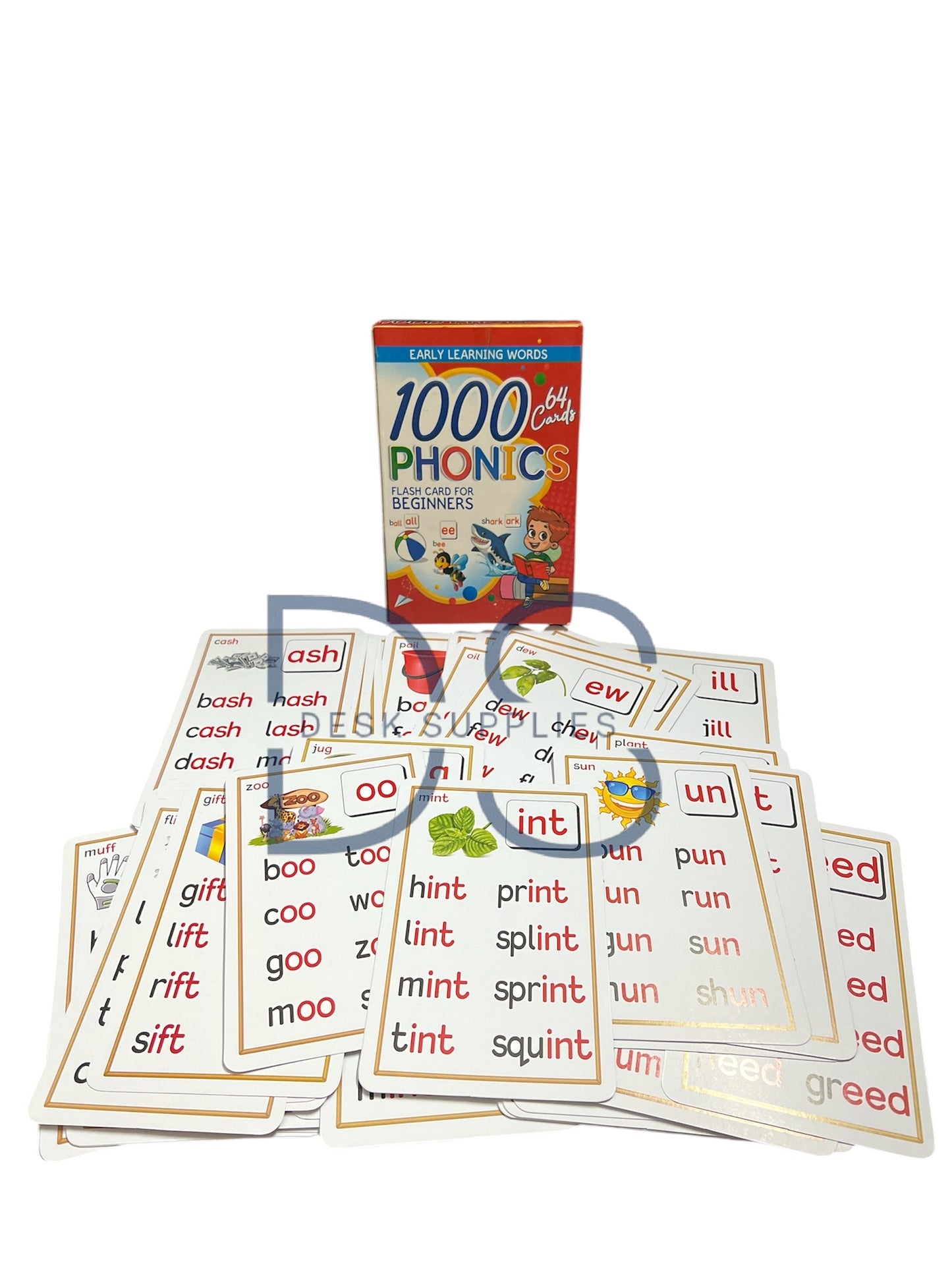 1000 Phonics Flash Cards for Beginners