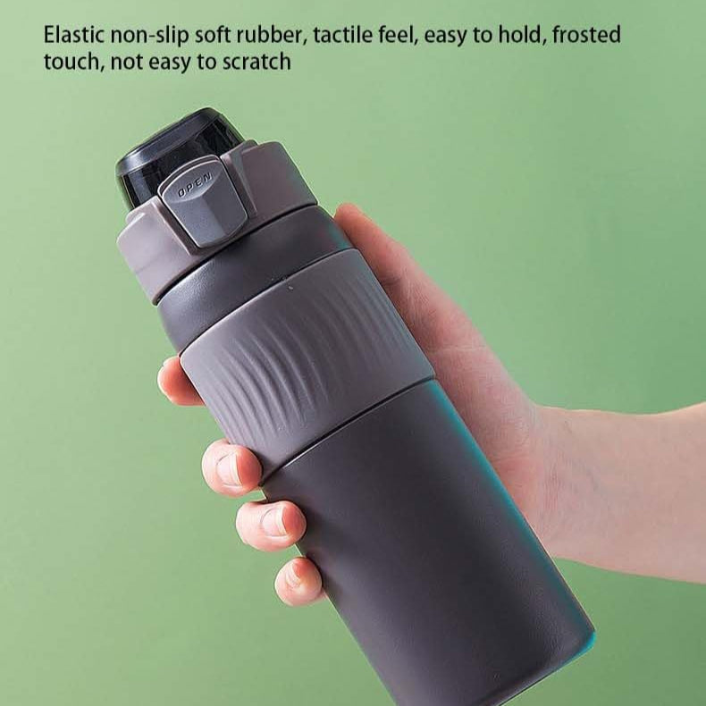 Stainless Steel Insulated Water Bottle - Portable, Leakproof Flask - 829