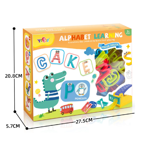 Alphabet Learning Play Dough