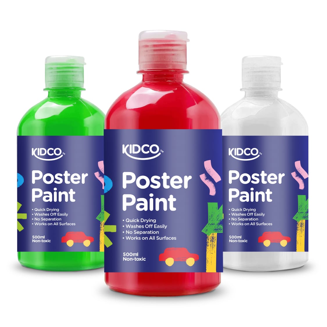 Kidco Poster Paints - 500 ml