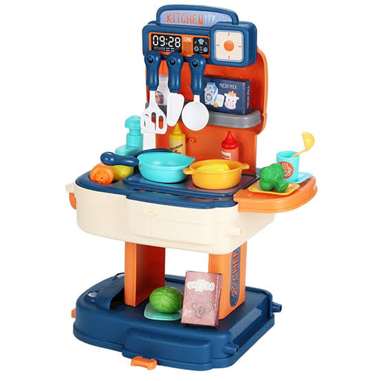 School Bag Kitchen 2 In 1 Playset For Kids