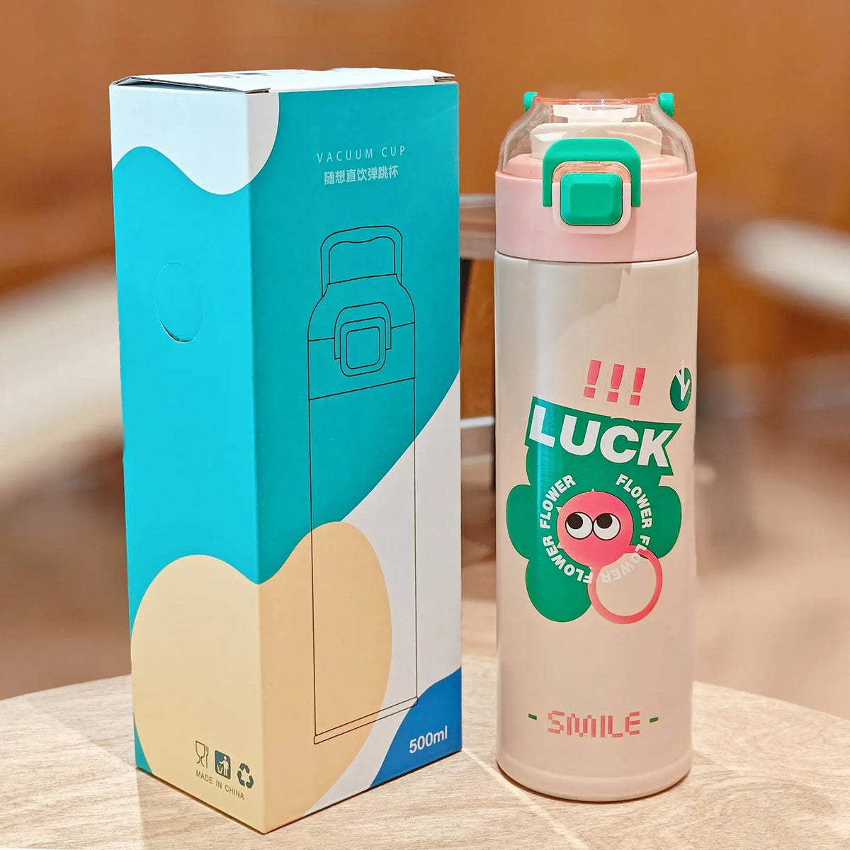 Children's Water 316 Stainless Steel Food Grade Thermo Insulation Student Cute Thermal Thermo Flask - HB002