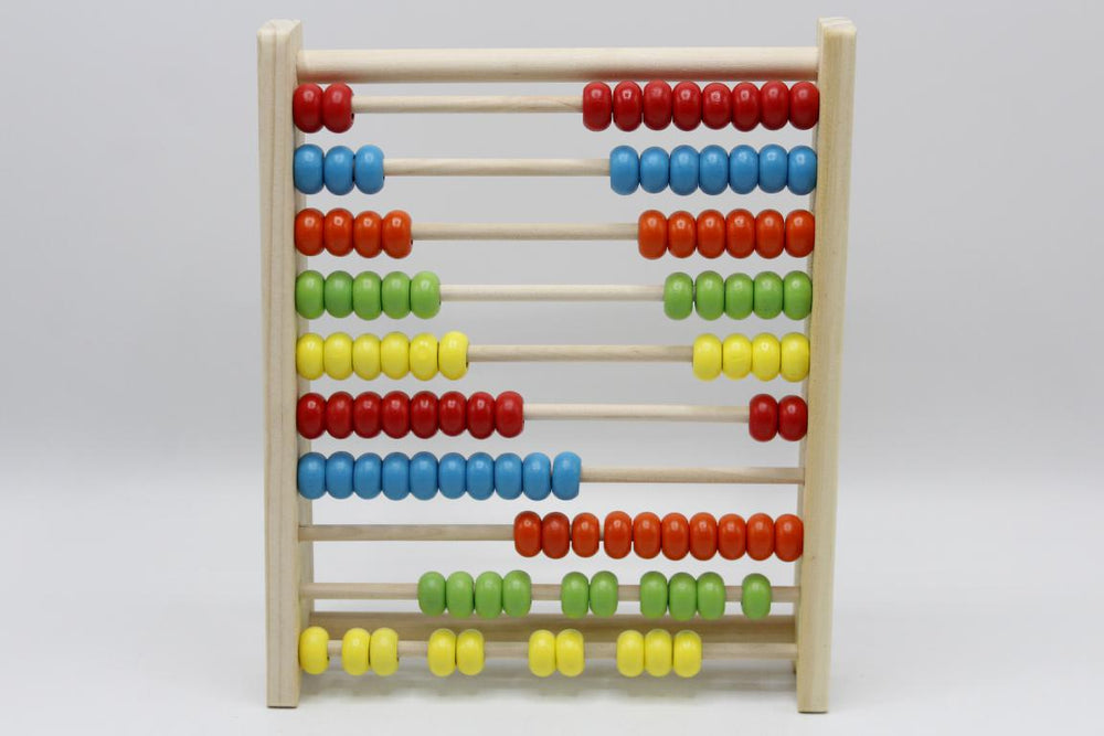 Abacus Color Bead Calculating Frame