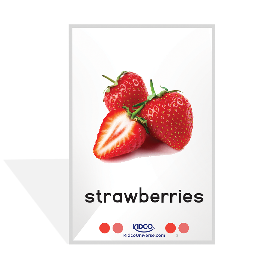 Fruits Flash Cards