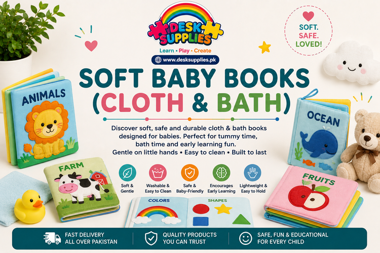 Soft Baby Books (Cloth & Bath)