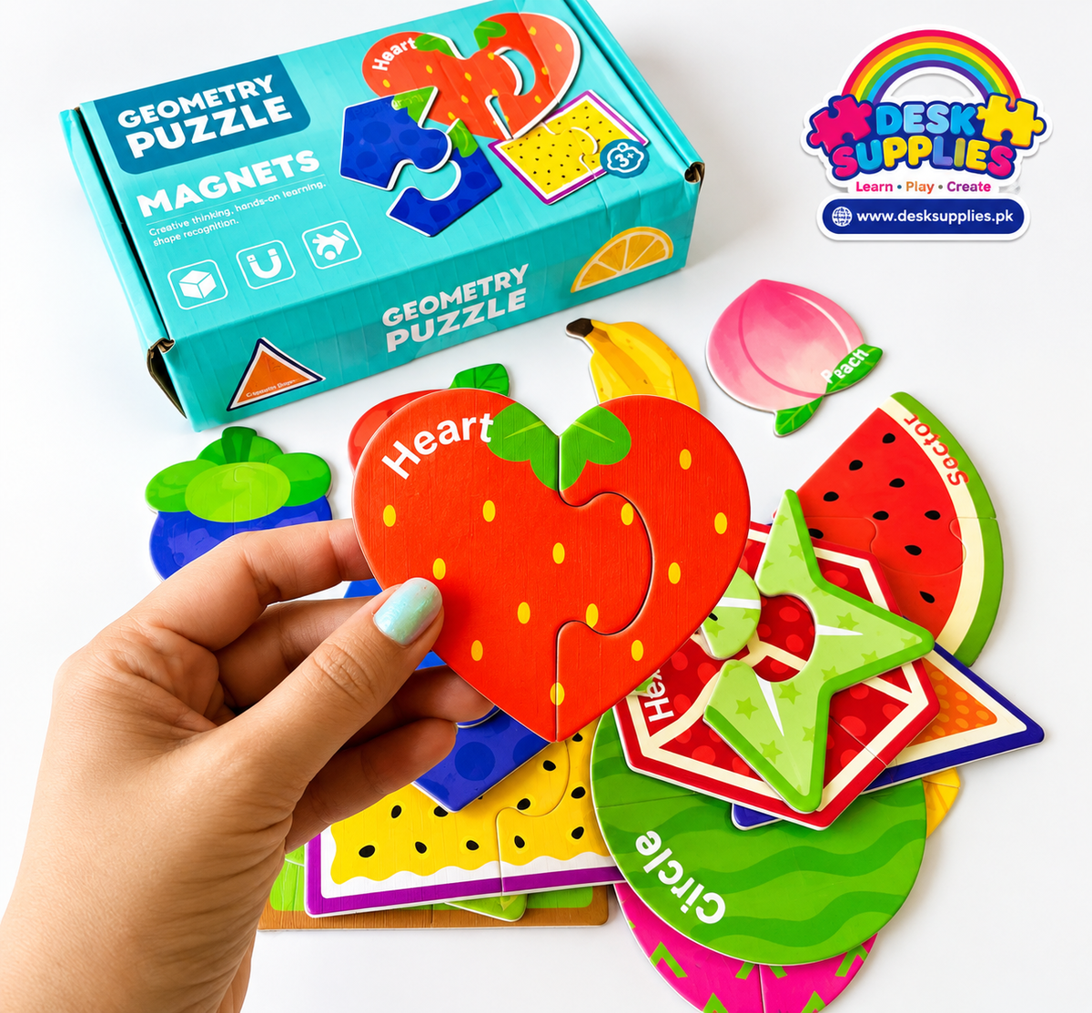 Geometry Magnetic Puzzles Playkit