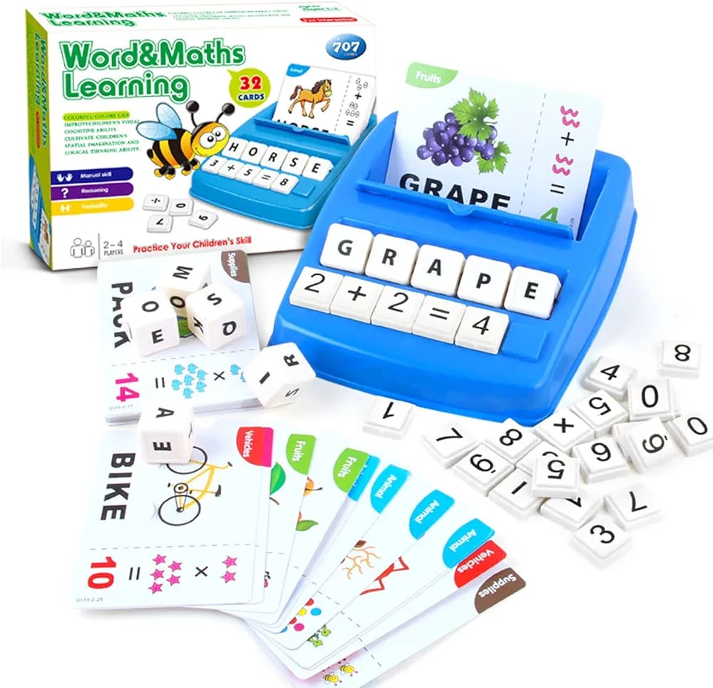 2 in 1 Word & Maths Learning Kit