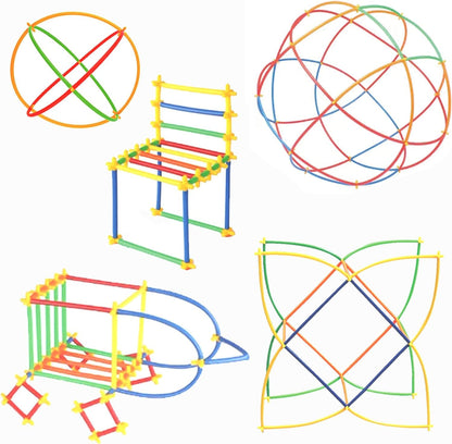 Straw Constructor STEM Building Blocks