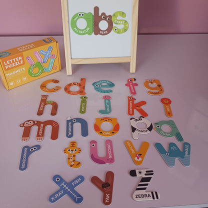 Small Letters Magnetic Puzzles Playkit