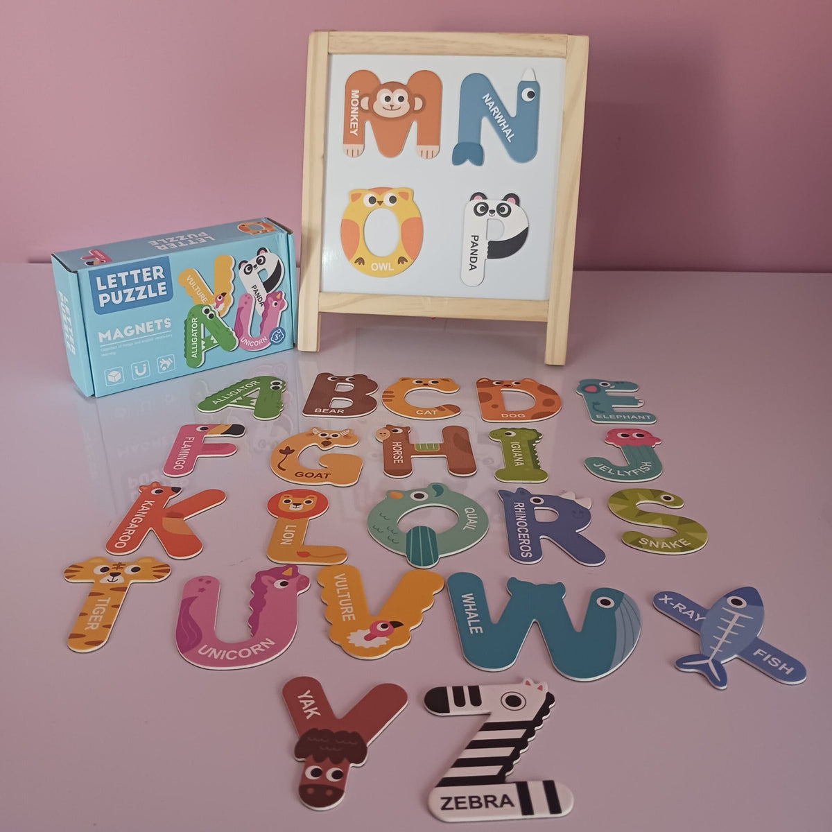 Capital Letters Magnetic Puzzles Playkit