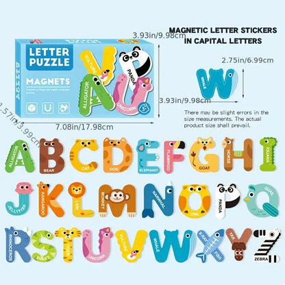 Capital Letters Magnetic Puzzles Playkit