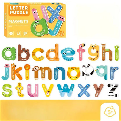 Small Letters Magnetic Puzzles Playkit