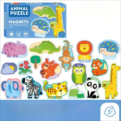 Animals Magnetic Puzzles Playkit