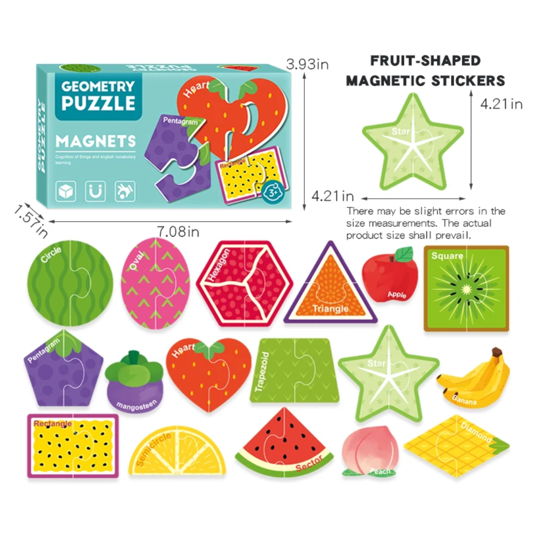 Geometry Magnetic Puzzles Playkit