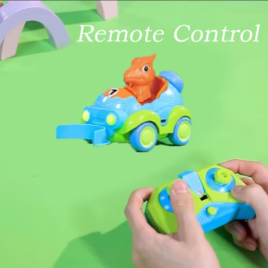 Remote Control RC Mini Dino Cartoon Football Car Toys for Kids