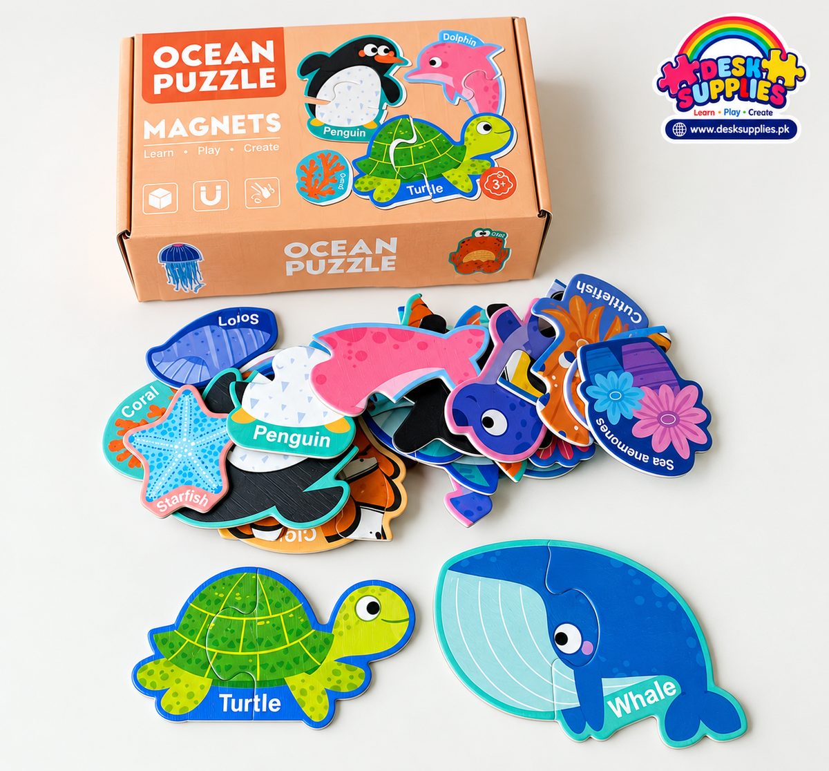 Ocean Magnetic Puzzles Playkit