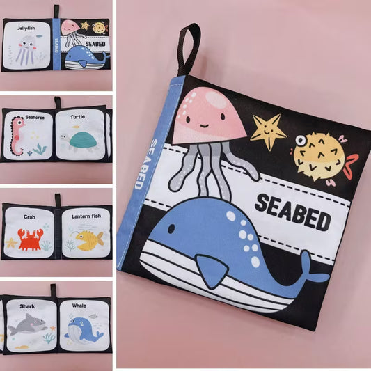 Sea Bed Soft Crinkle Cloth Book for Infants