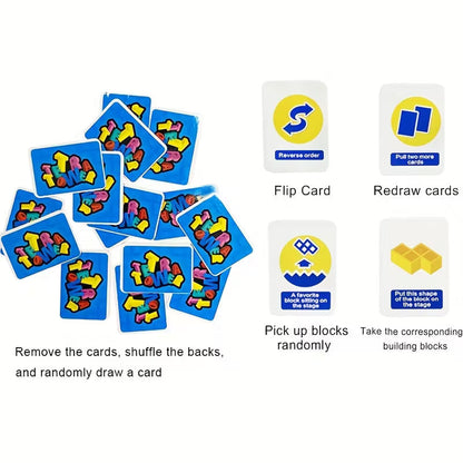 Shark Toy Balance Blocks: Tetra Power 16 Pcs Game