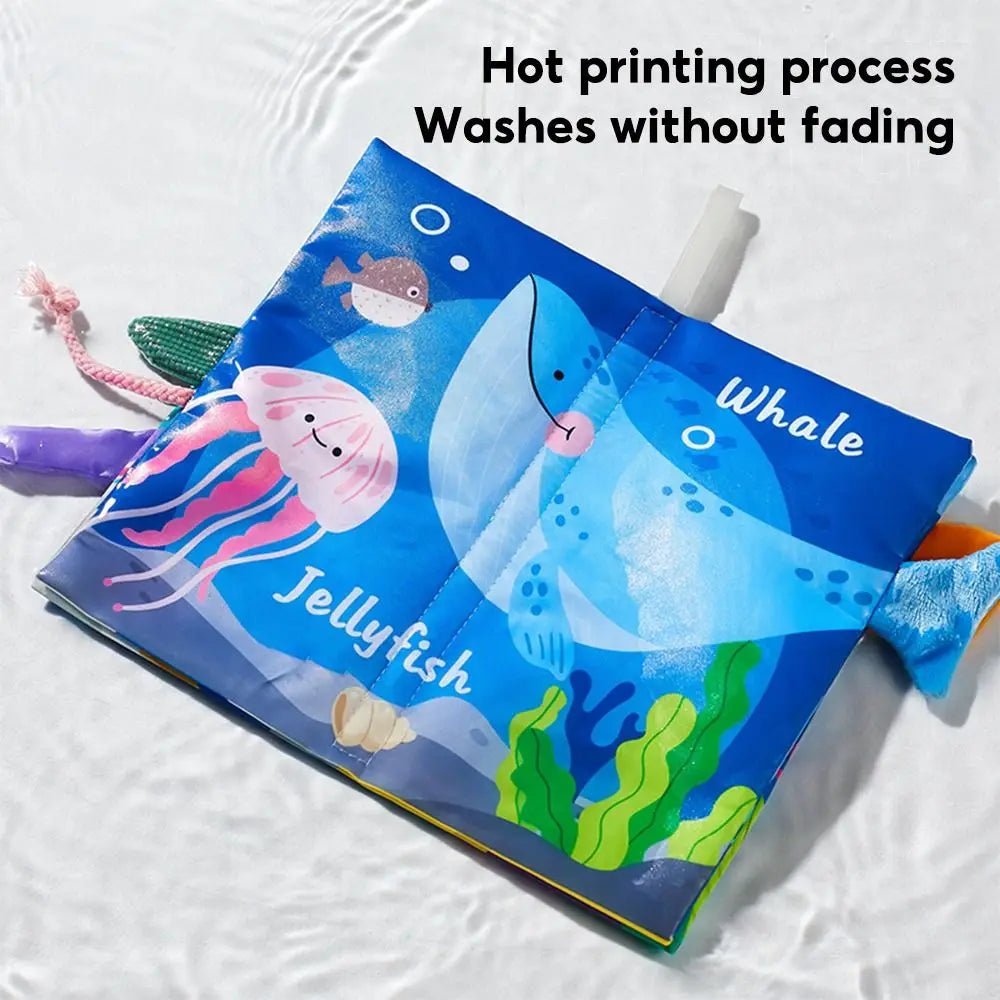 Ocean Tails- Soft Crinkle Cloth Book for Babies