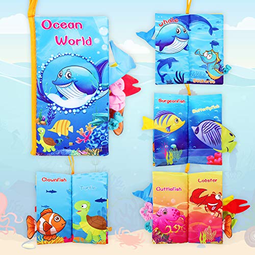 Ocean World- Soft Crinkle Cloth Book for Babies