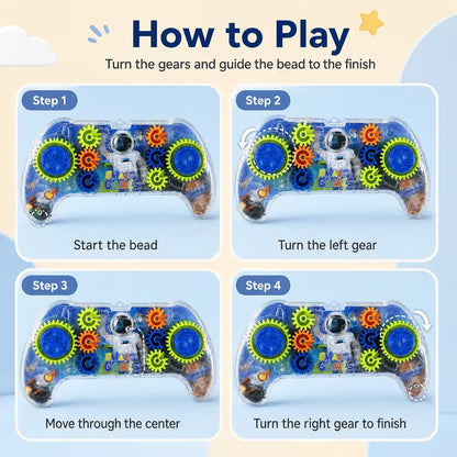 Gamepad Ball Maze Puzzle Toy – Interactive Educational Brain Game for Kids