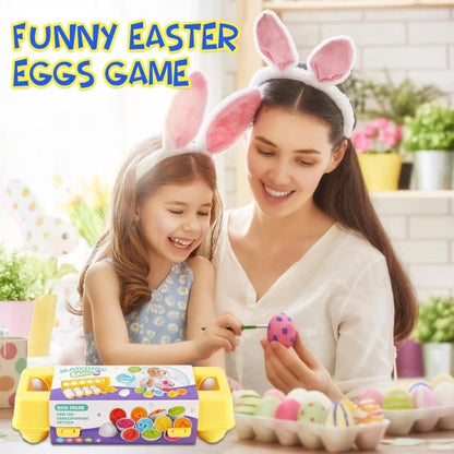 12 Pcs Montessori Kids Learning & Matching Number Eggs