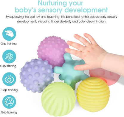 Textured Multi Sensory Ball Set for Babies