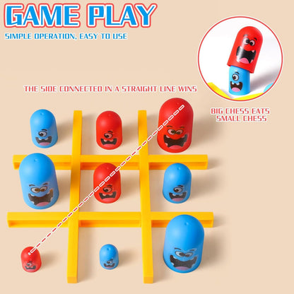 Nesting Doll Game Chess Family Tic Tac Toe Battle Fun Game