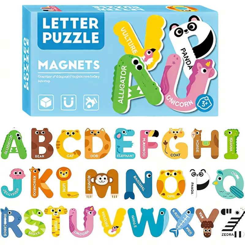 Capital Letters Magnetic Puzzles Playkit