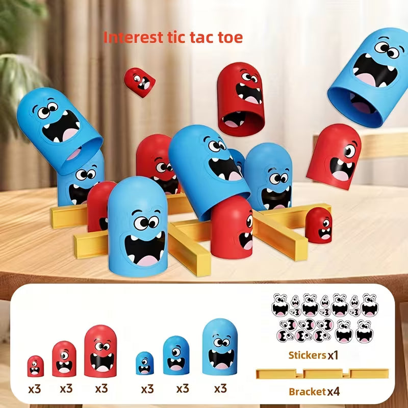 Nesting Doll Game Chess Family Tic Tac Toe Battle Fun Game