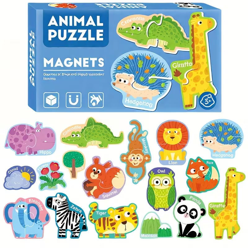 Animals Magnetic Puzzles Playkit