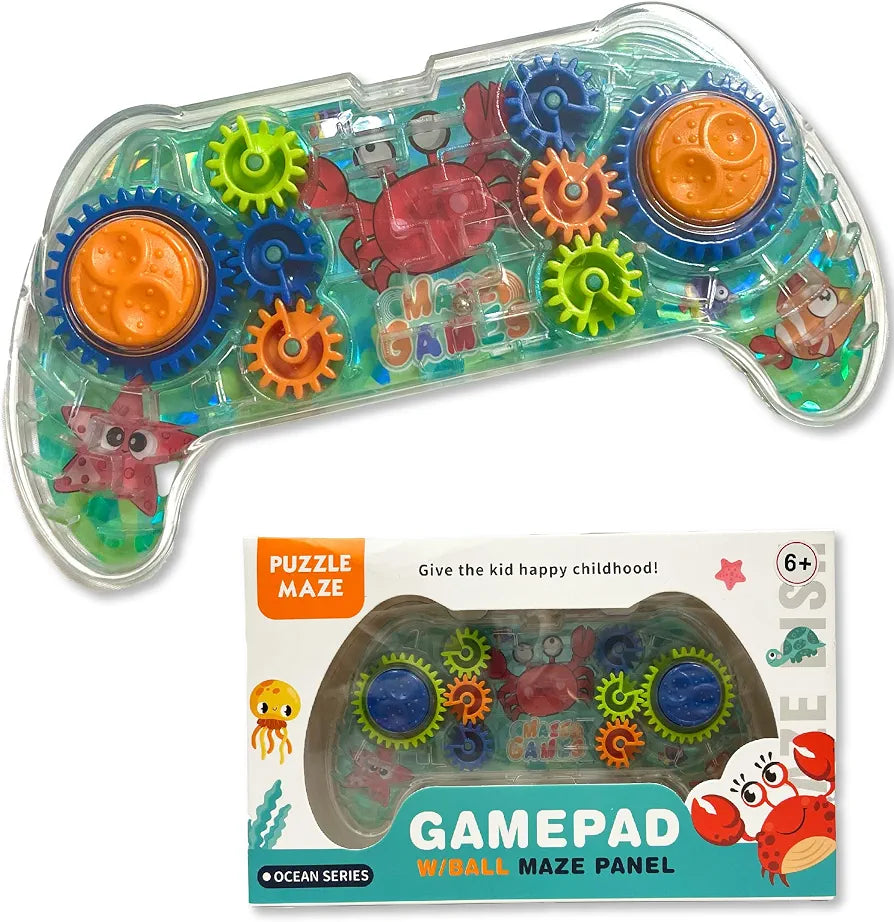 Gamepad Ball Maze Puzzle Toy – Interactive Educational Brain Game for Kids